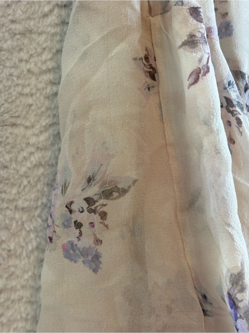LoveShackFancy Alex Silk Floral Tiered Midi Skirt Size 0 - Picture 10 of 11